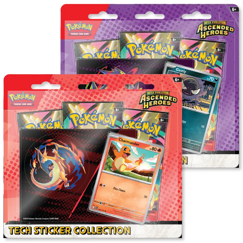 Pokemon Ascended Heroes Tech Sticker Collection