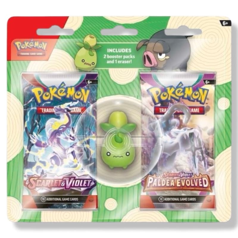 Back to School Eraser Blister - Smoliv / Lechonk - Image 3