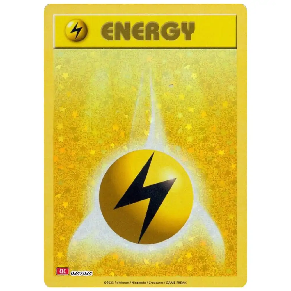 Basis Elektro Energie - 034/034 - Trading Card Game Classic (CL)