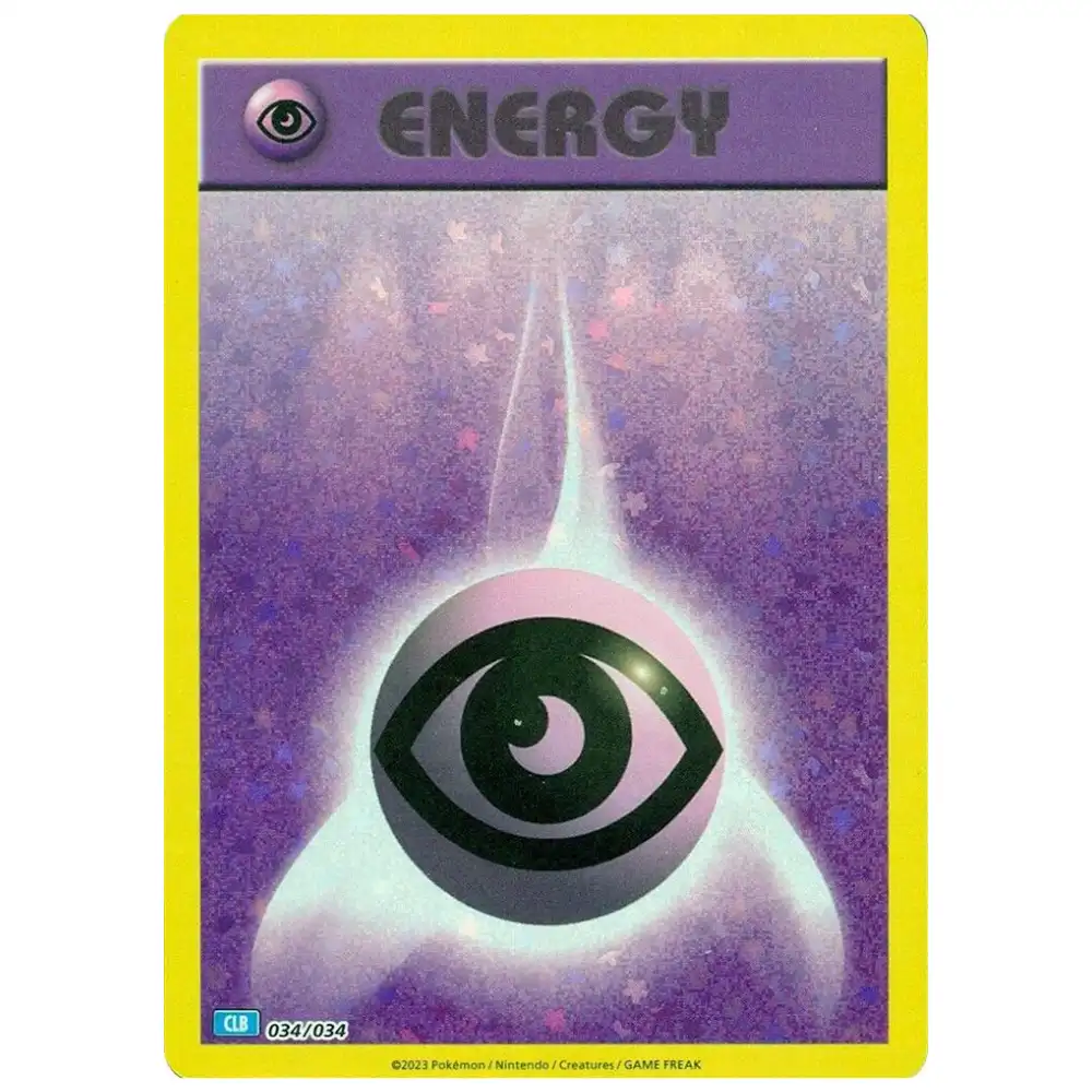 Basis Psycho Energie - 034/034 - Trading Card Game Classic (CL)