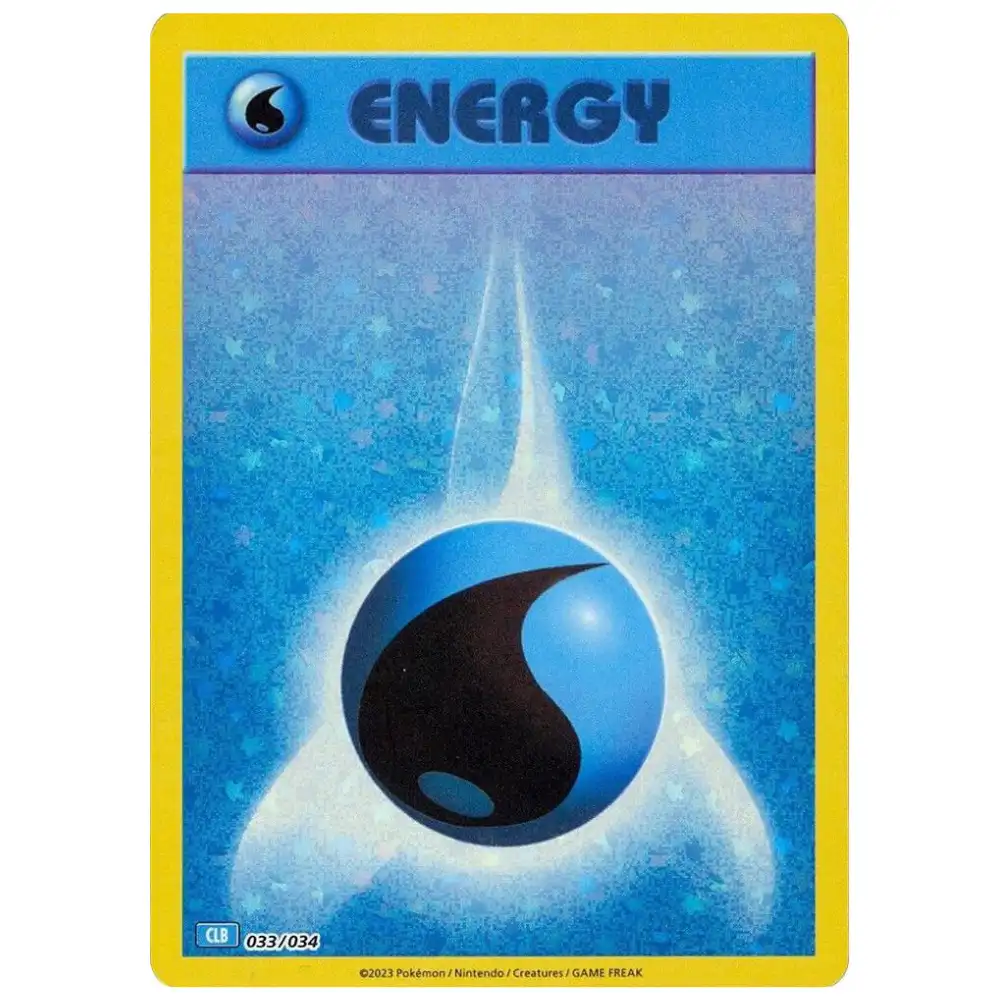 Basis Wasser Energie - 033/034 - Trading Card Game Classic (CL)