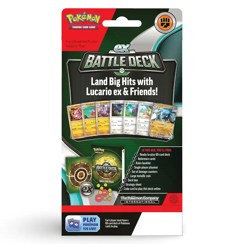 Pokemon ex Battle Deck - Ampharos ex / Lucario ex - Image 3