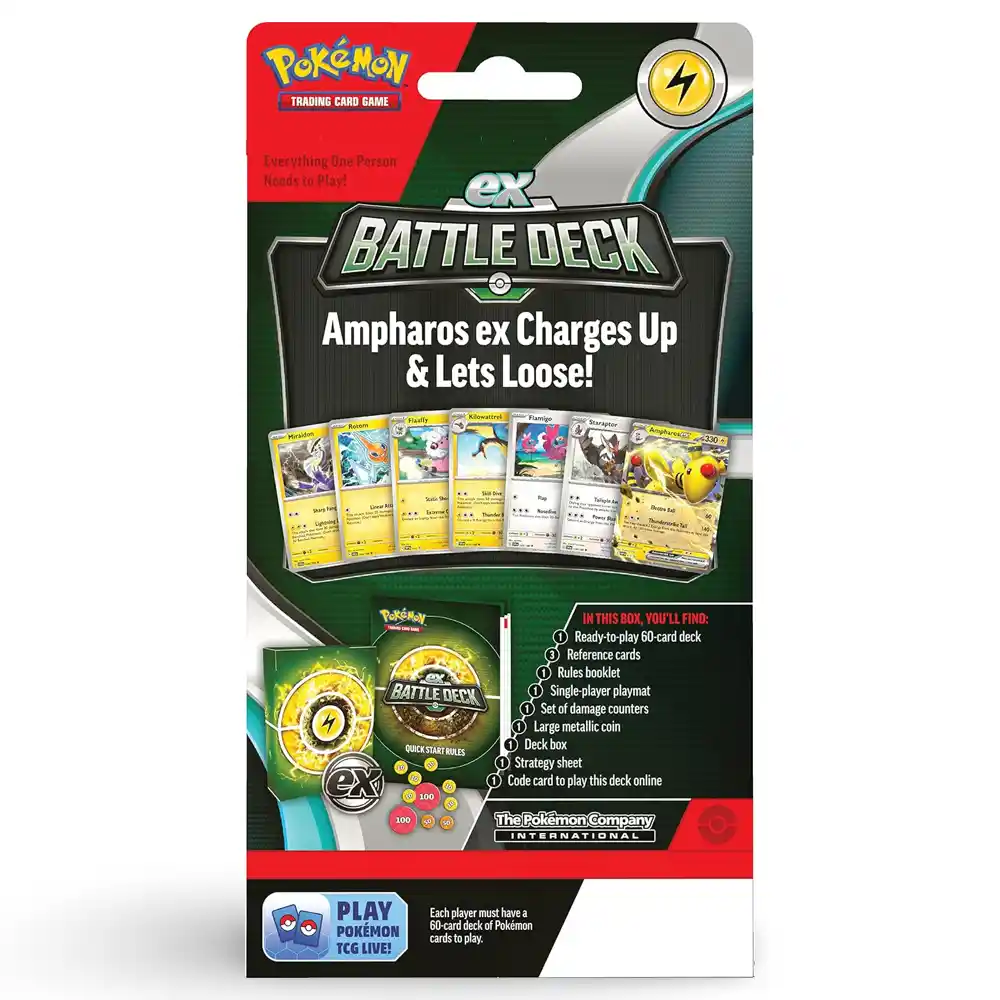 Pokemon ex Battle Deck - Ampharos ex / Lucario ex - Image 5