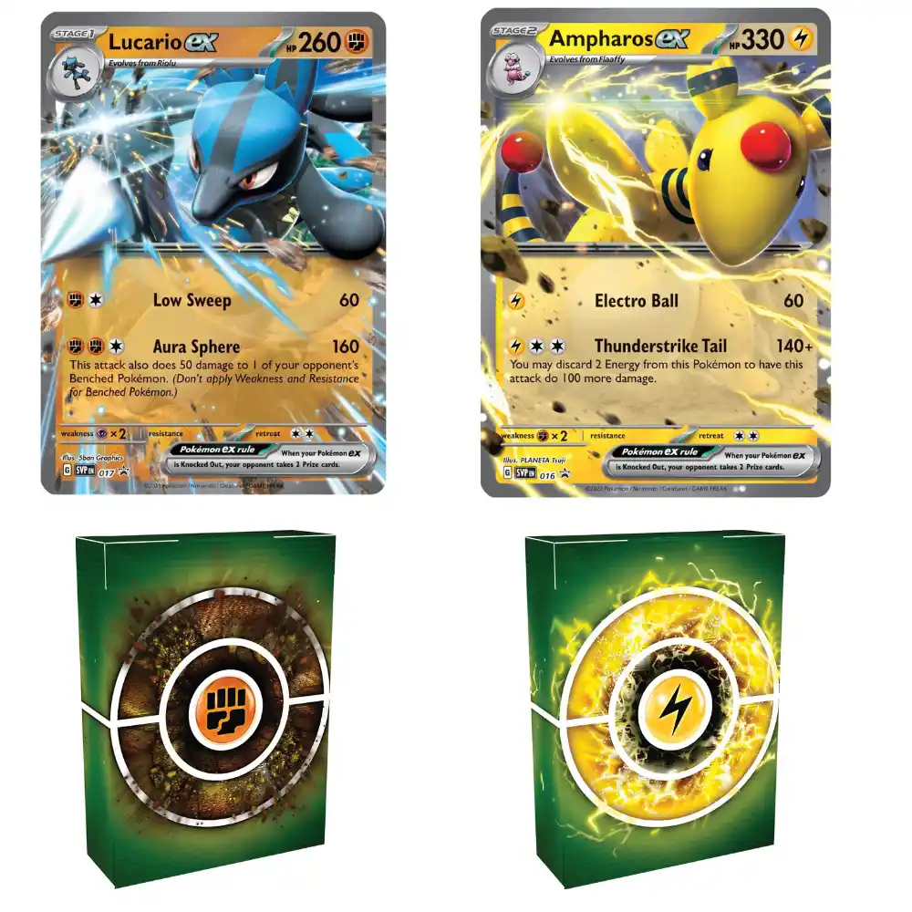 Pokemon ex Battle Deck - Ampharos ex / Lucario ex - Image 6