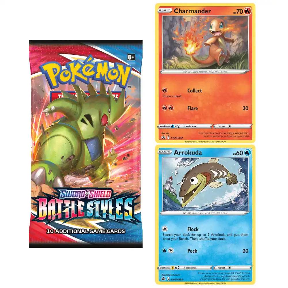 Pokemon Battle Styles: 1-Pack Blister Charmander/ Arrokuda - Image 5