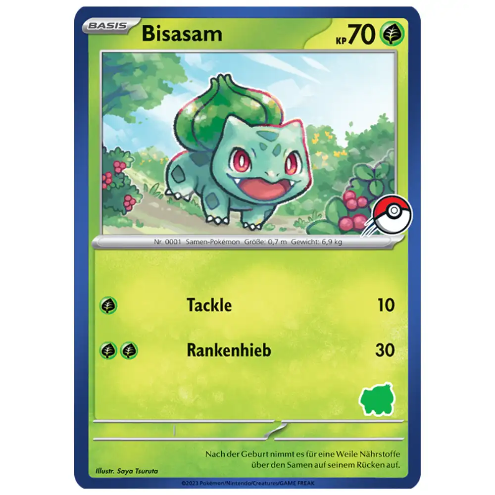 Bisasam - Bisasam & Pokeball Stempel- Mein erstes Spiel (DE)