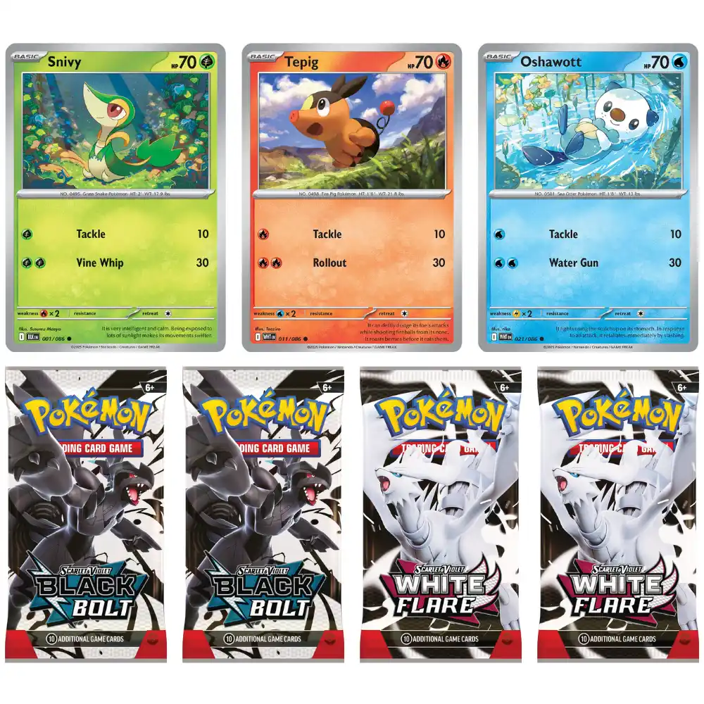Pokemon Black Bolt & White Flare Unova Poster Collection (SV 10.5) - Image 4