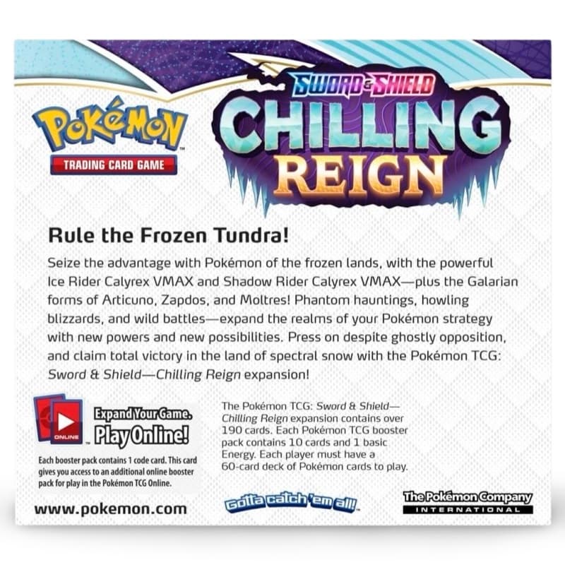 Pokemon Chilling Reign - Booster Display - Image 3