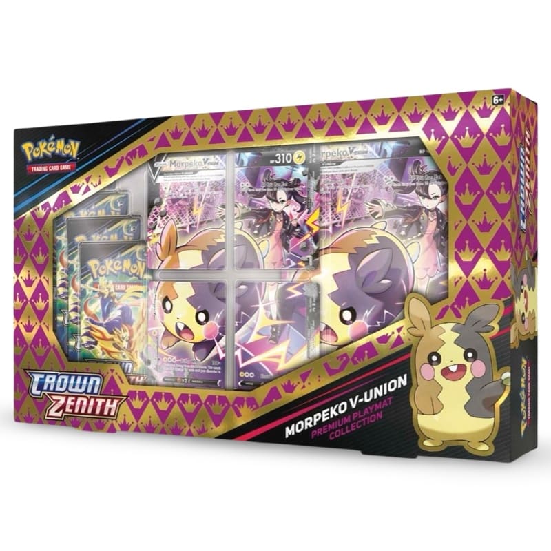 Pokemon Crown Zenith Morpeko V-Union Premium Playmat Collection - Image 6