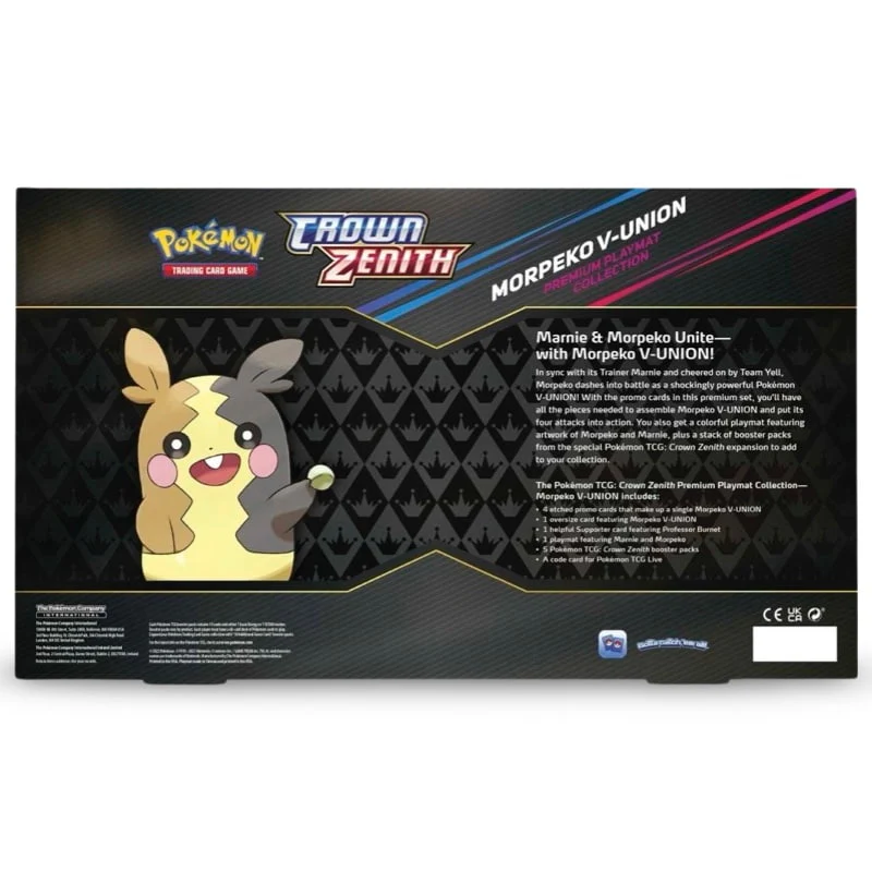 Pokemon Crown Zenith Morpeko V-Union Premium Playmat Collection - Image 7