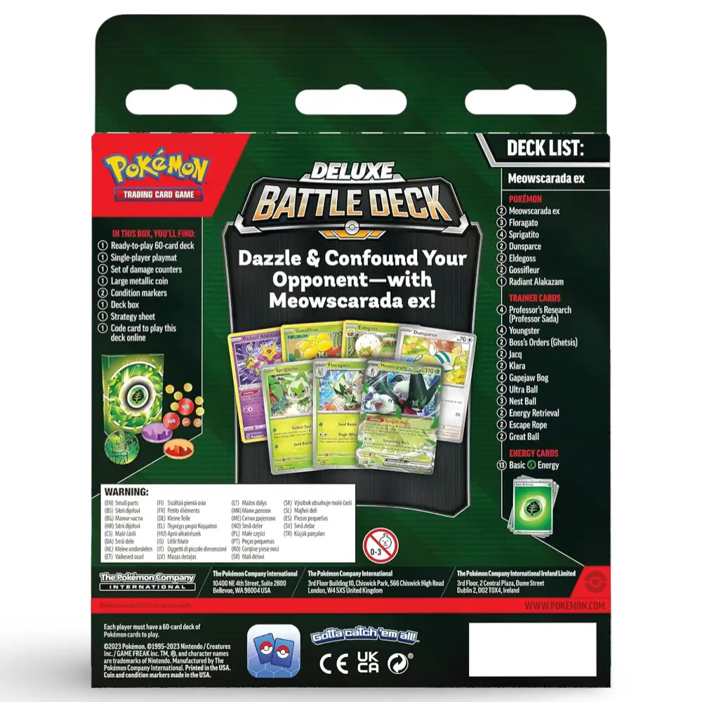 Pokemon Deluxe Battle Deck - Meowscarada ex / Quaquaval ex - Image 3