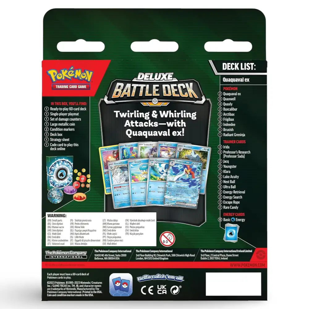 Pokemon Deluxe Battle Deck - Meowscarada ex / Quaquaval ex - Image 5