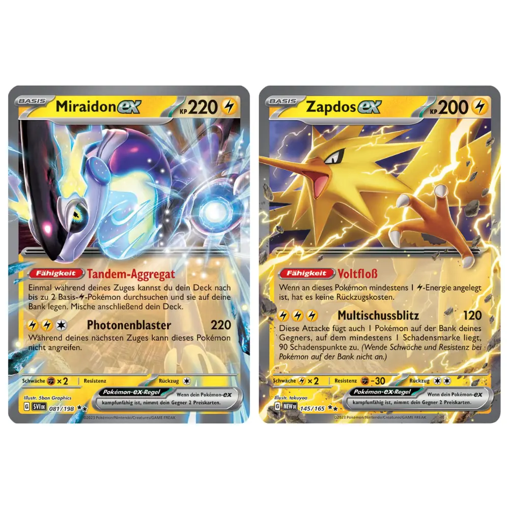 Pokemon Deluxe Battle Deck - Zapdos ex / Vulnona ex (DE) - Image 3