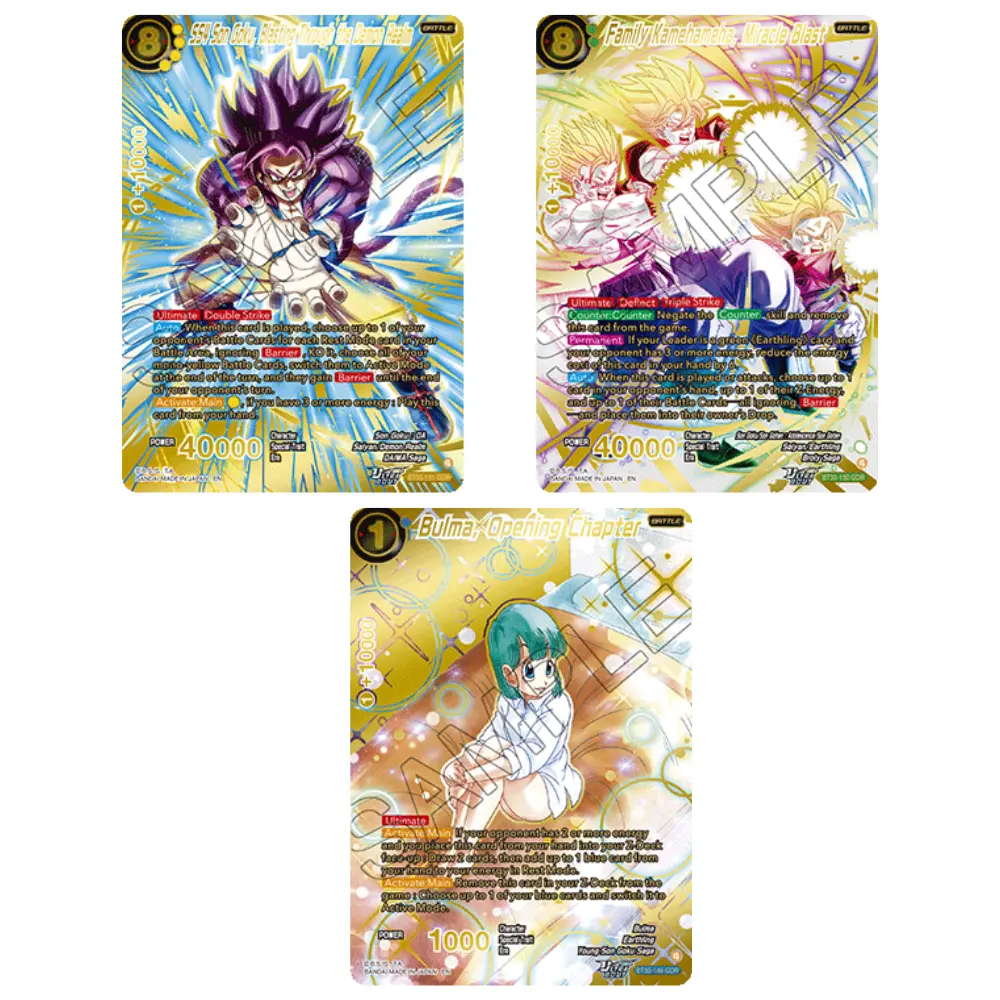 Dragon Ball Super Card Game - Masters- Three Glorious Fighters Booster Display (B30) - Image 2