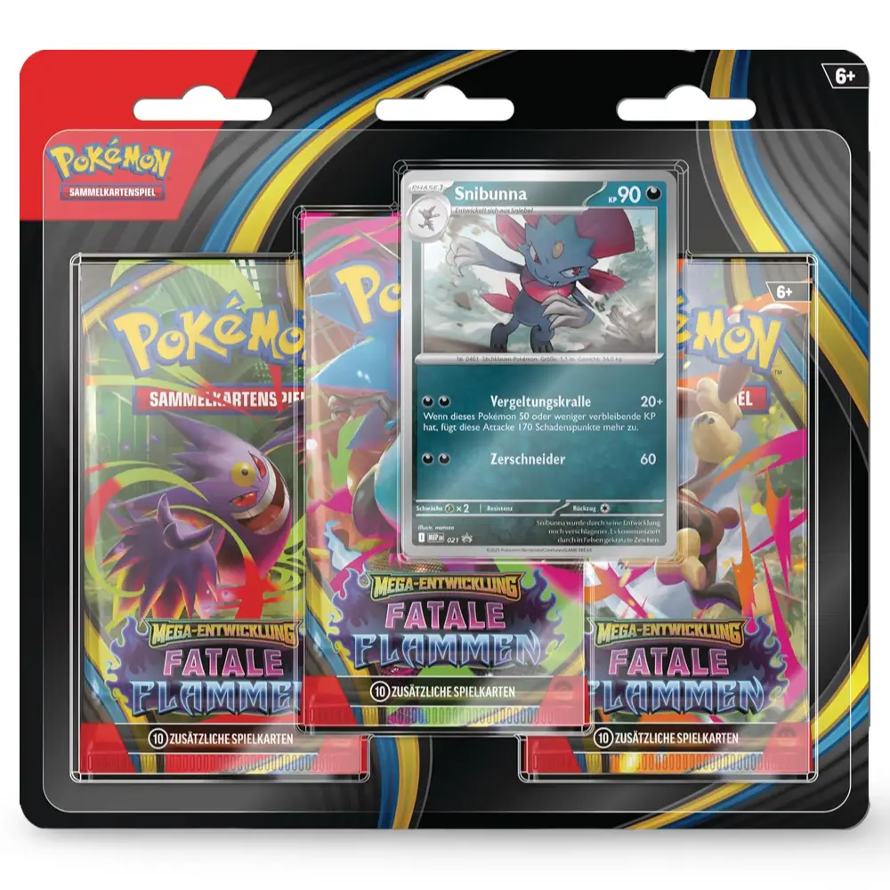 Pokemon Fatale Flammen: 3-Pack Blister (DE) - Image 3