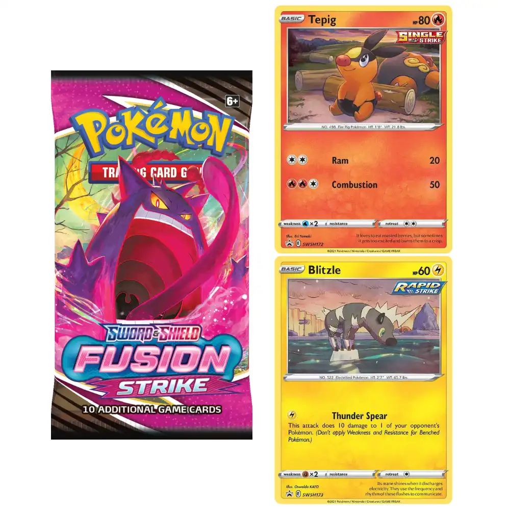 Fusion Strike: 1-Pack Blister Tepig/ Blitzle - Image 5