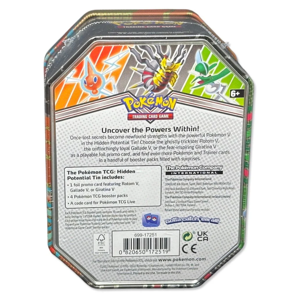 Pokemon Hidden Potential Tin: Giratina V/ Gallade V/ Rotom V - Image 8