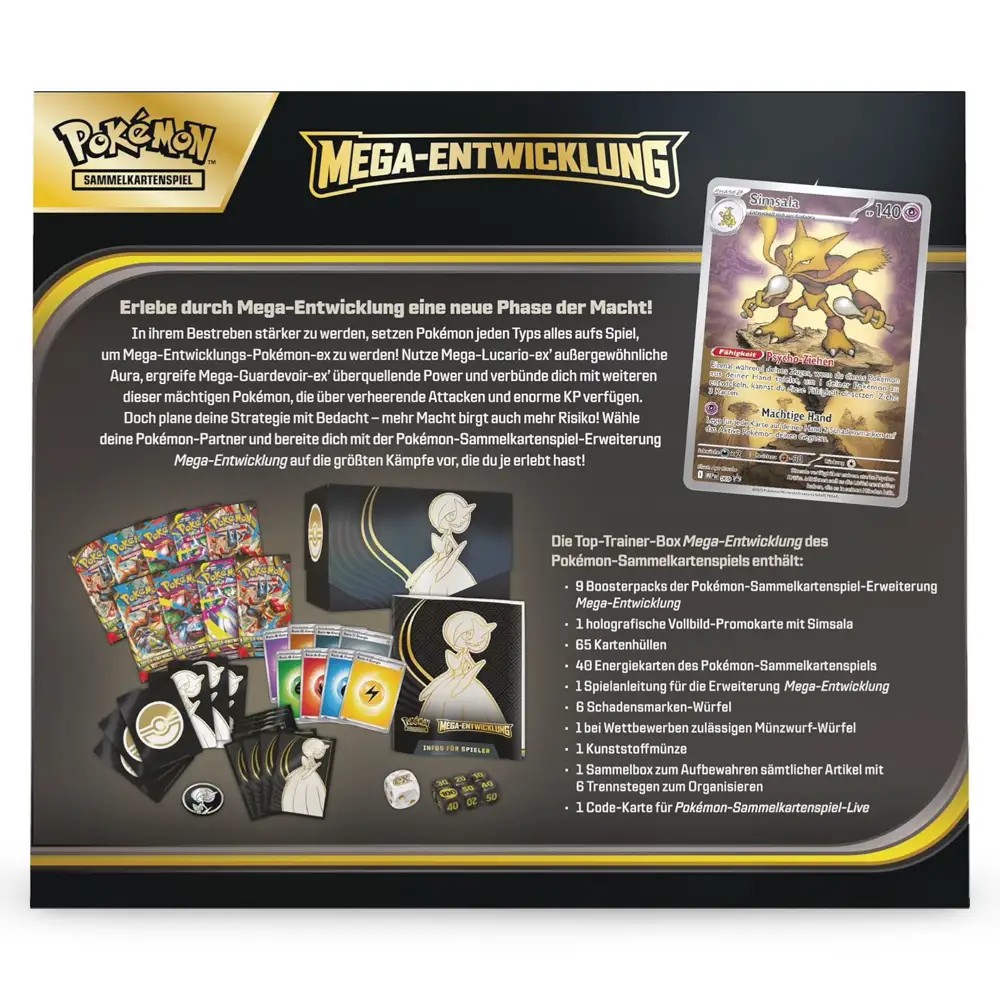 Pokemon Mega-Entwicklung - Top Trainer Box (DE) (B-Ware) - Image 7