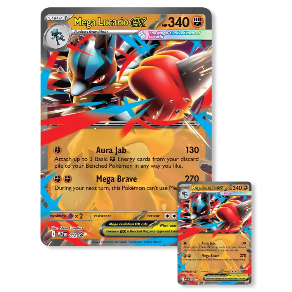 Pokemon Mega Lucario ex Figure Collection - Image 3