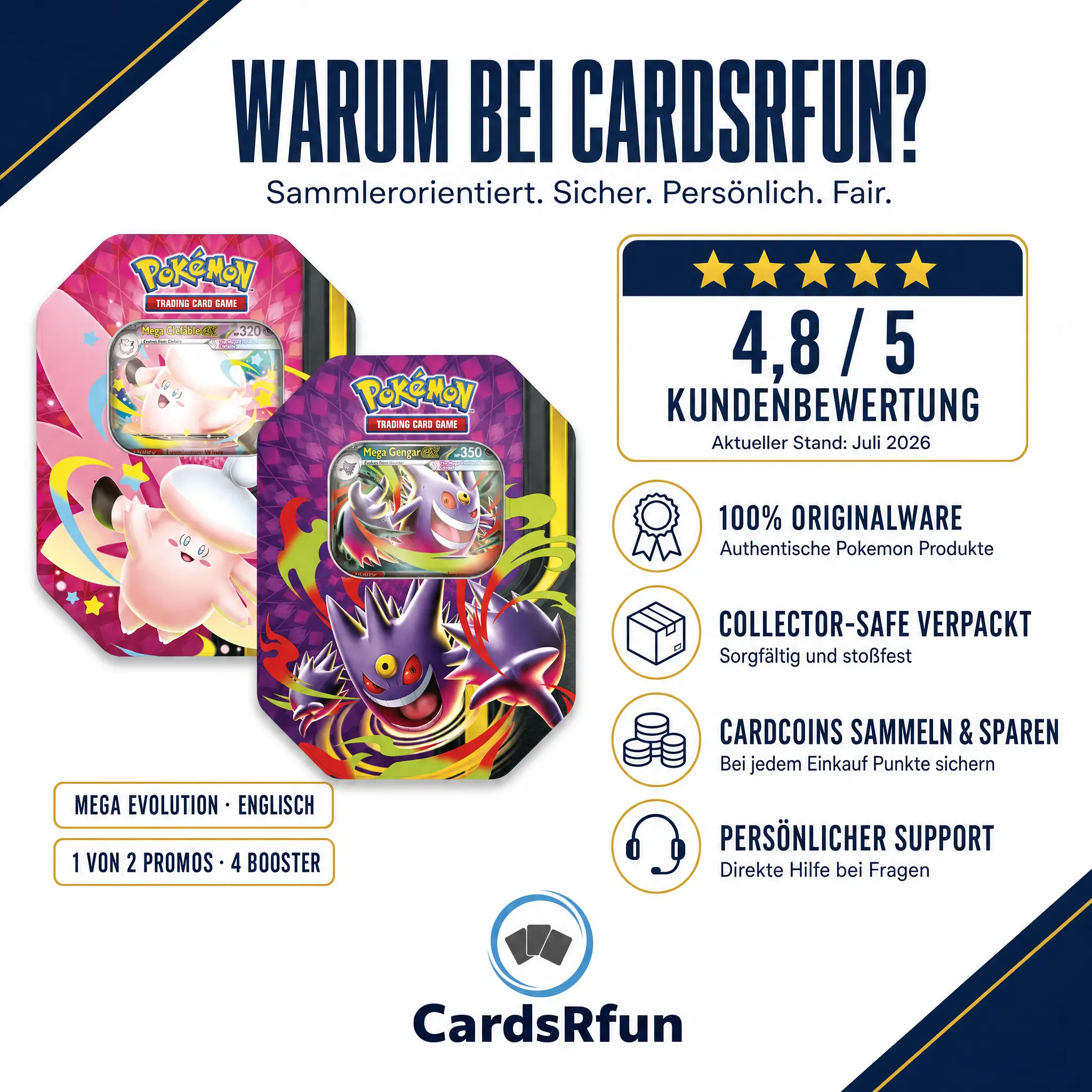 Pokemon Mega Moonlit Tin - Image 6