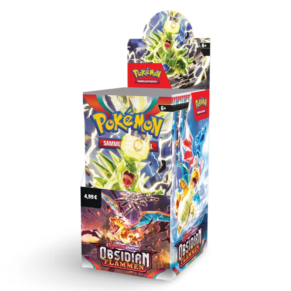Pokemon Obsidianflammen - Booster Display (18 Stück) (DE)