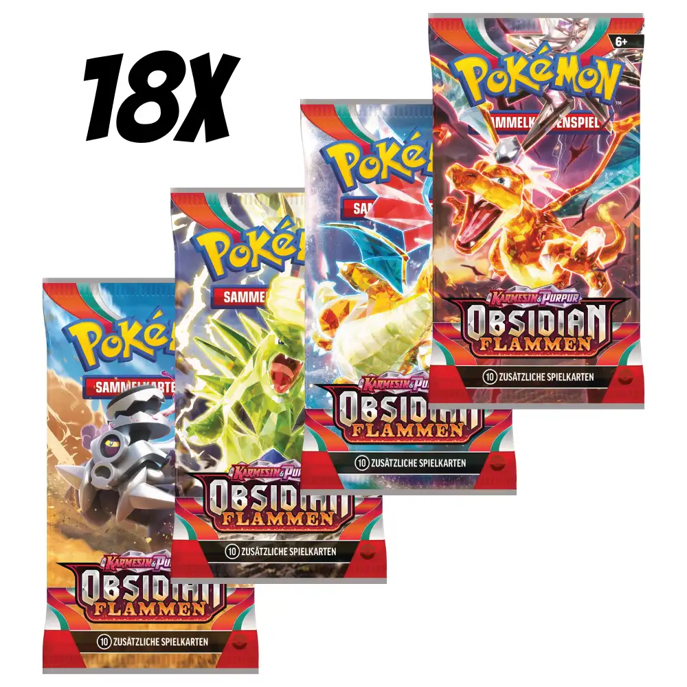 Pokemon Obsidianflammen - Booster Display (18 Stück) (DE) - Image 2