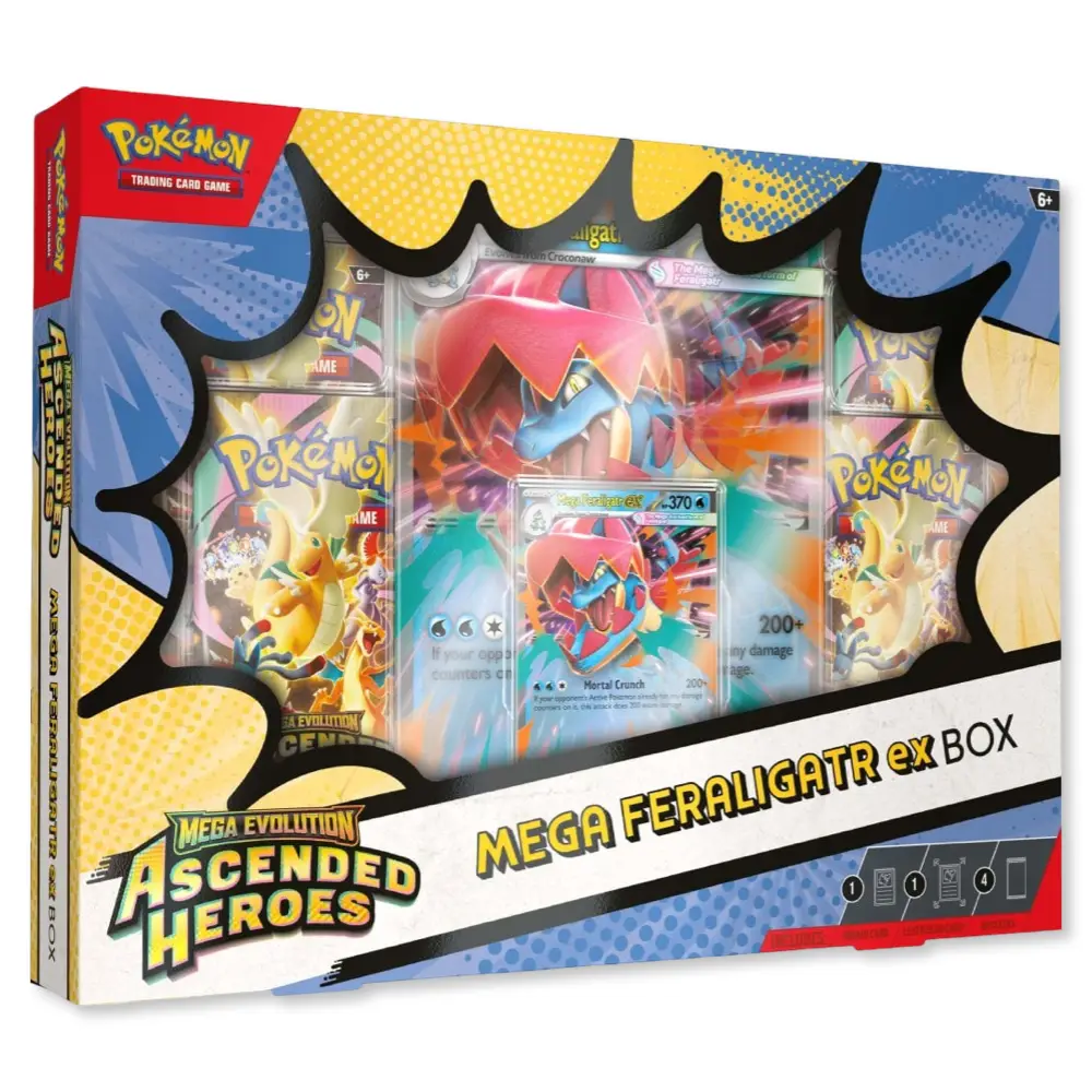 Pokemon Ascended Heroes - Mega Meganium/ Mega Emboar/ Mega Feraligatr Box - Image 4