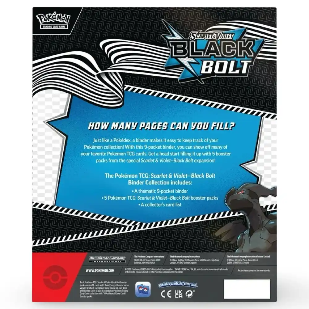 Pokemon Black Bolt - Binder Collection (SV 10.5) (B-Ware) - Image 3