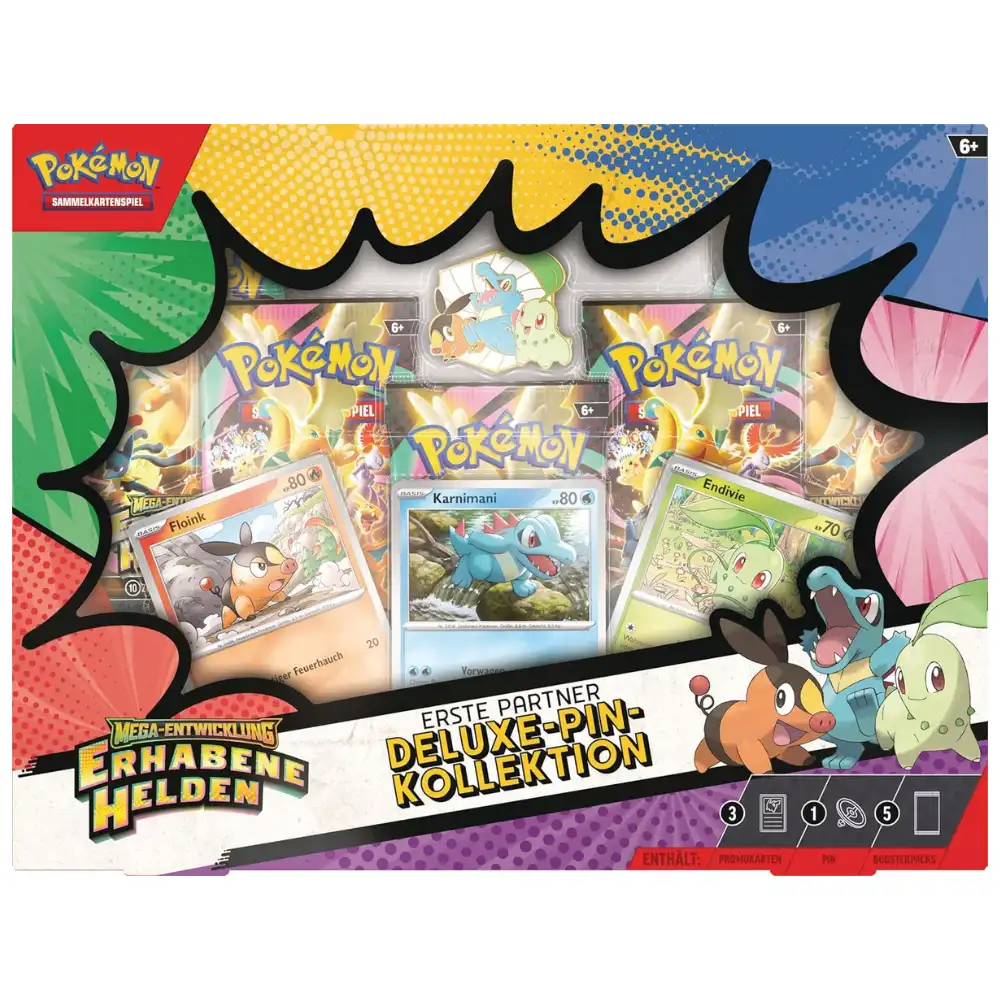 Pokemon Erhabene Helden - Erste Partner Deluxe Pin Kollektion (DE) - Image 4