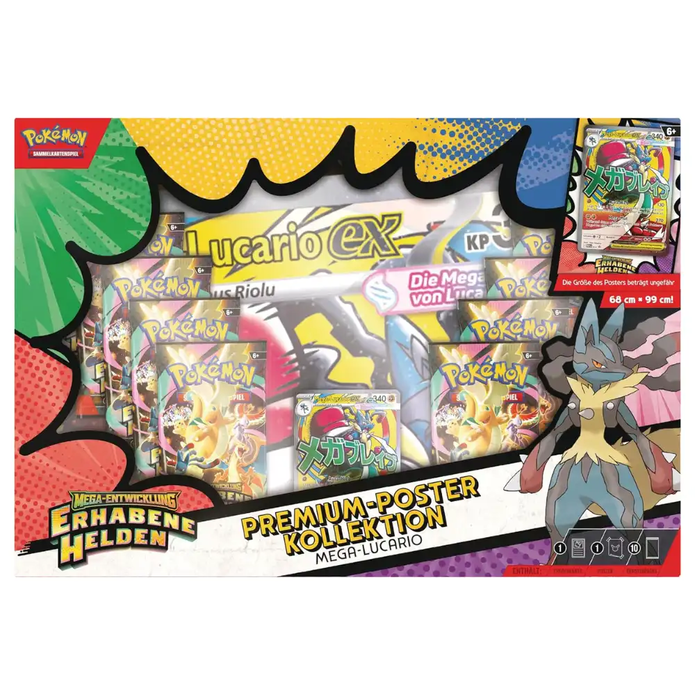 Pokemon Erhabene Helden - Premium Poster Kollektion (DE) (B-Ware) - Image 6