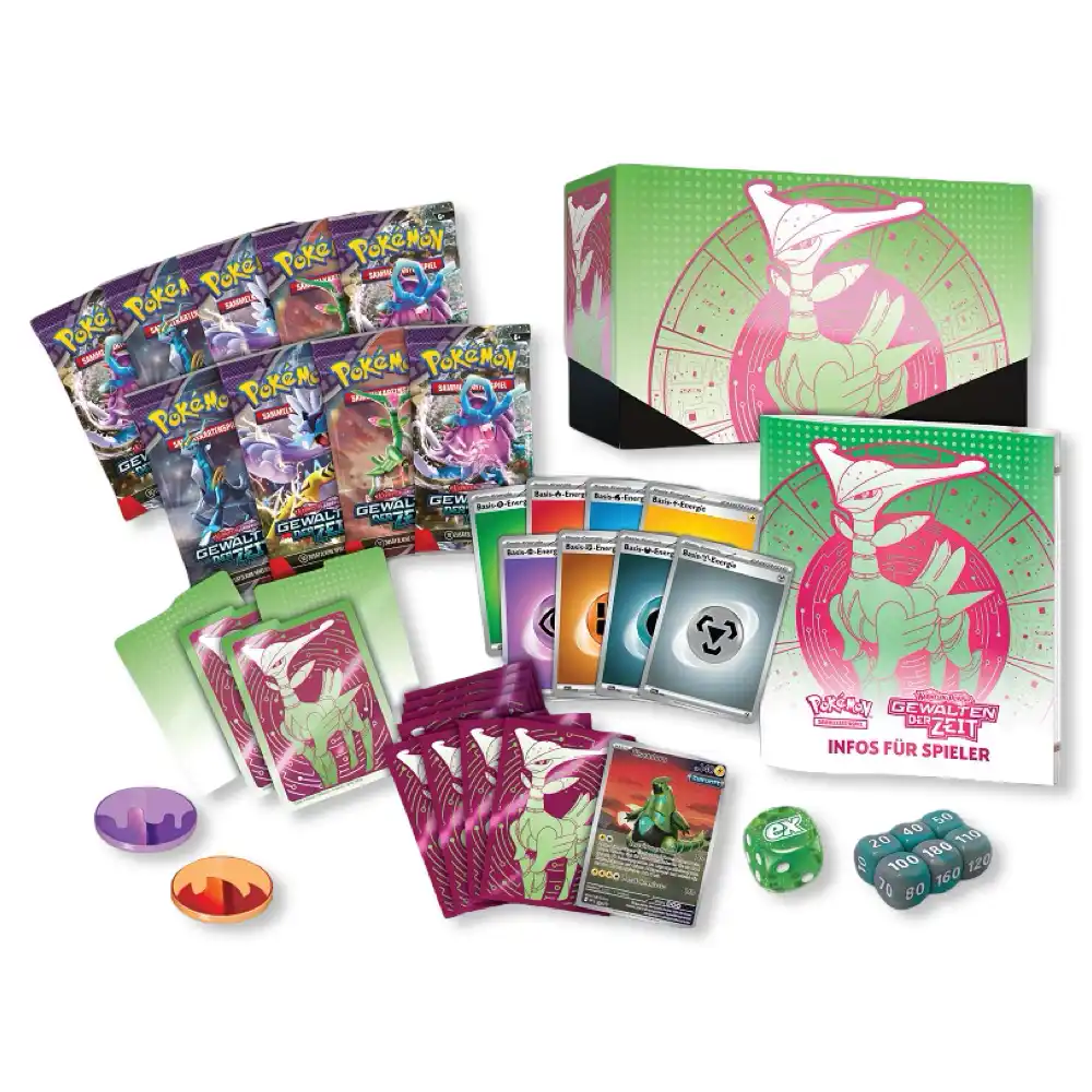 Pokemon Gewalten de Zeit - Top Trainer Box (DE) (B-Ware) - Image 3