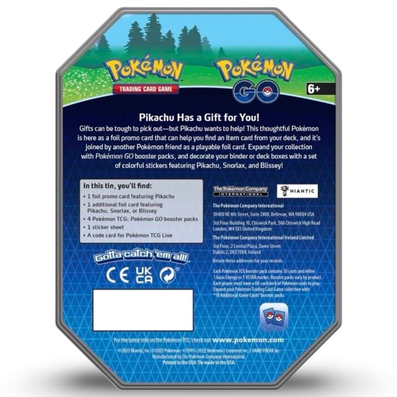 Pokemon Go Tin: Pikachu/ Blissey/ Snorlax - Image 10