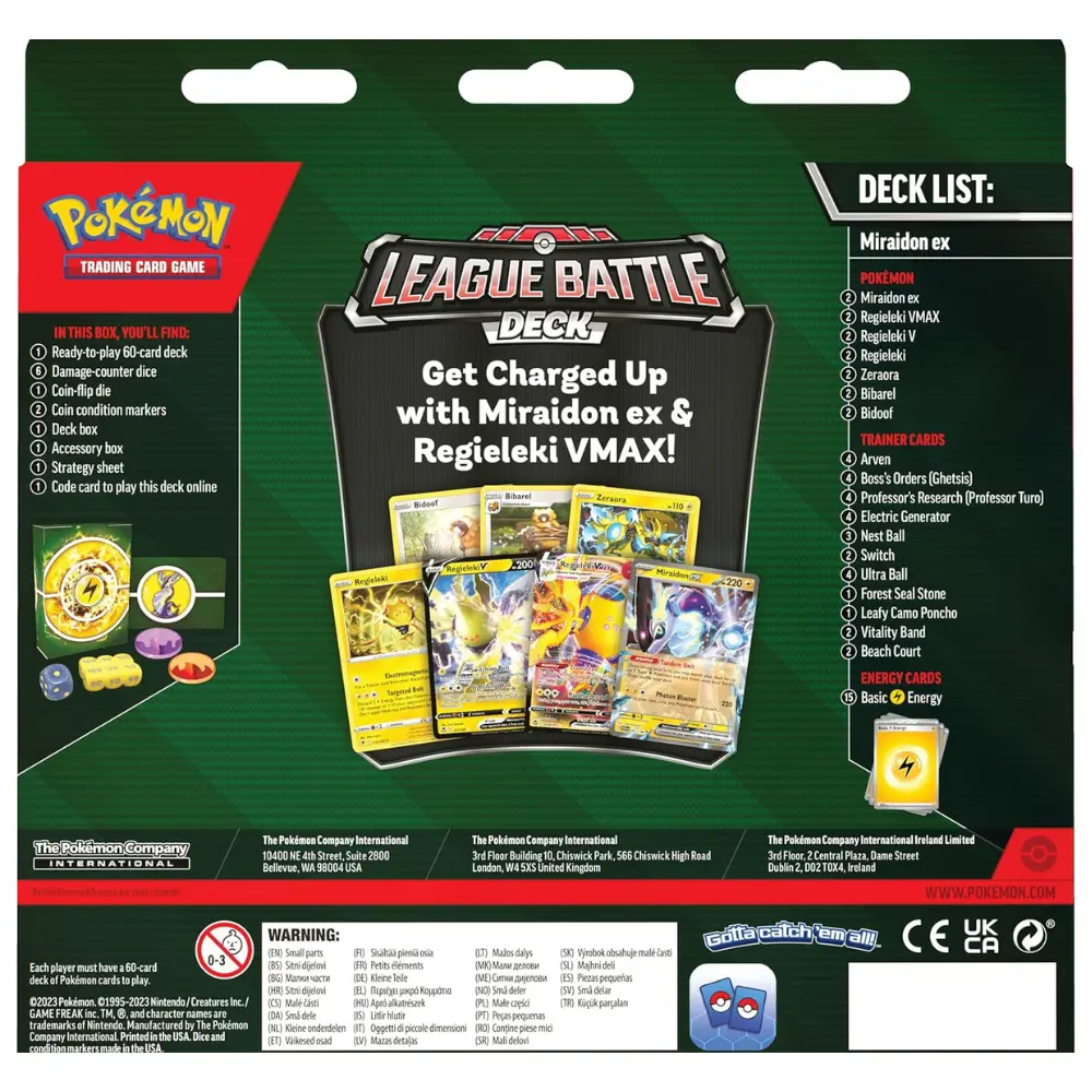 Pokemon League Battle Deck - Miraidon ex - Image 5