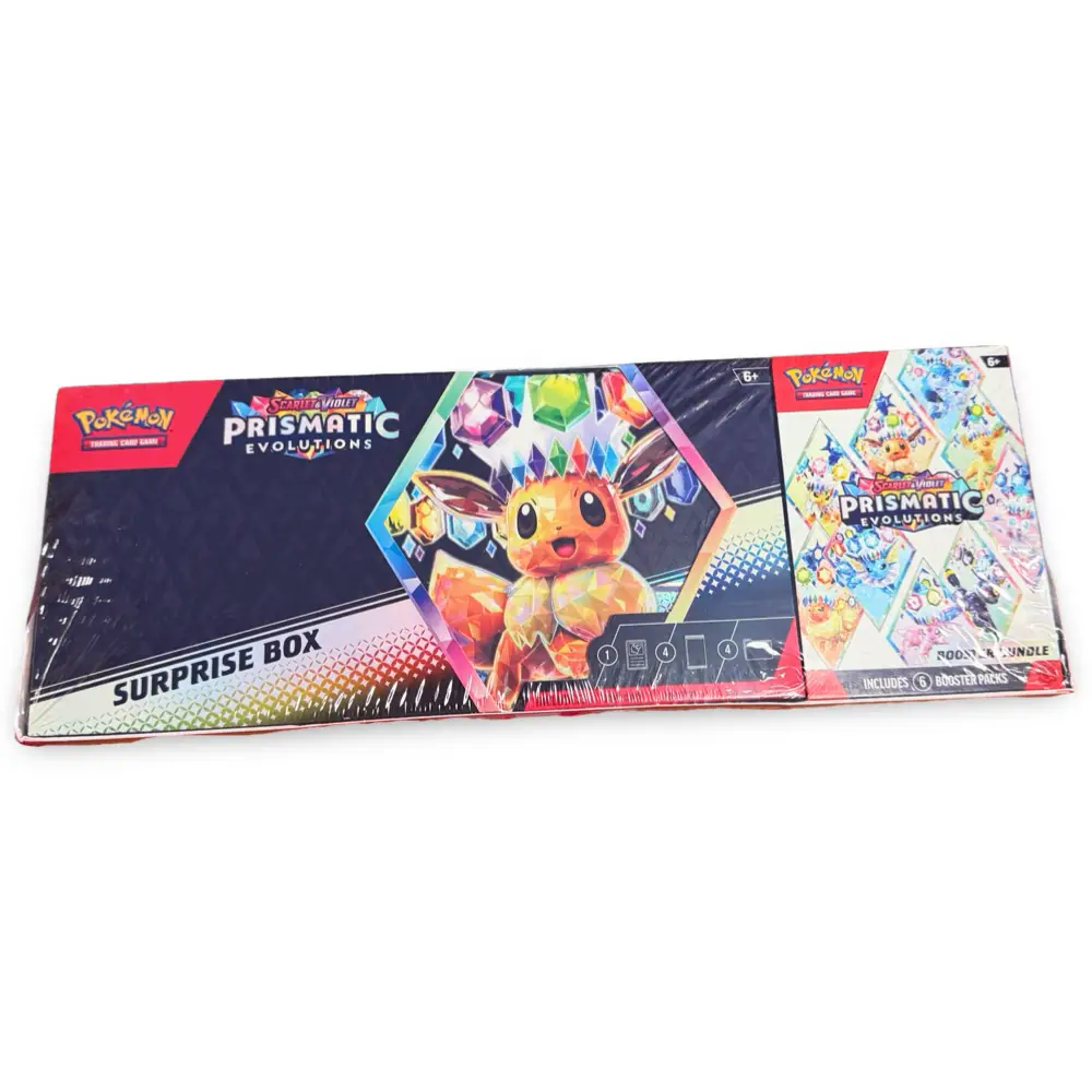 Pokemon Prismatic Evolutions Surprise Box & Booster Bundle - 2 Pack (US exklusive) - Image 4