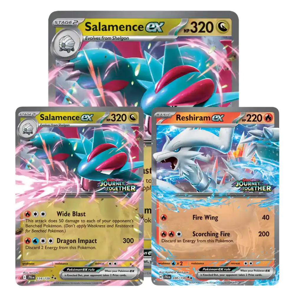 Pokemon Salamanca ex & Reshiram ex Premium Collection US exclusive) - Image 3