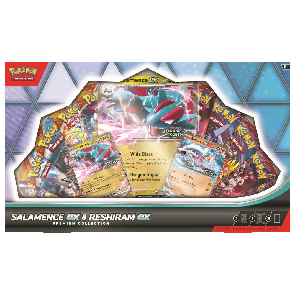 Pokemon Salamanca ex & Reshiram ex Premium Collection US exclusive) - Image 4