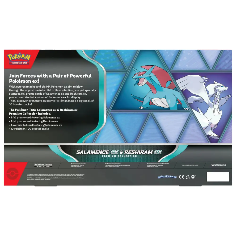 Pokemon Salamanca ex & Reshiram ex Premium Collection US exclusive) - Image 5