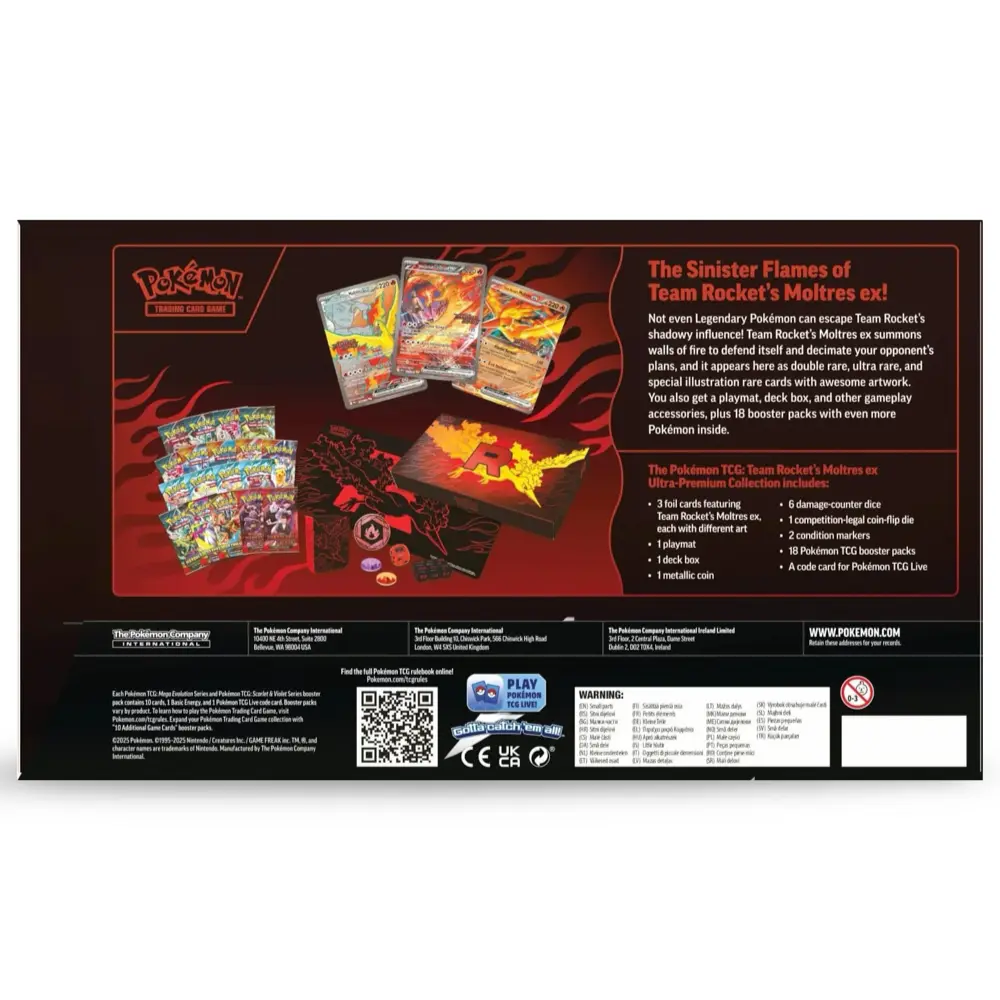 Pokemon Team Rocket's Moltres ex Ultra Premium Collection (B-Ware) - Image 6