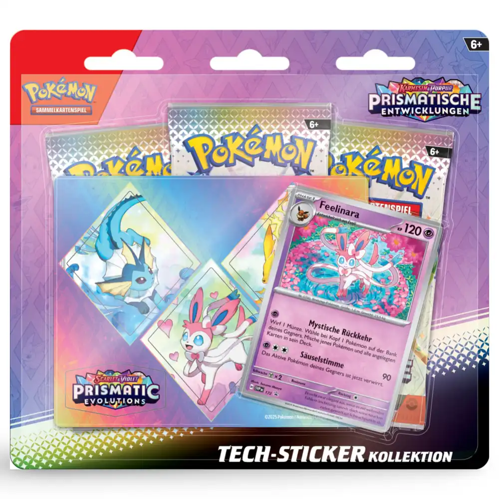 Pokemon Prismatische Entwicklungen Tech Sticker Kollektion (DE) - Image 2