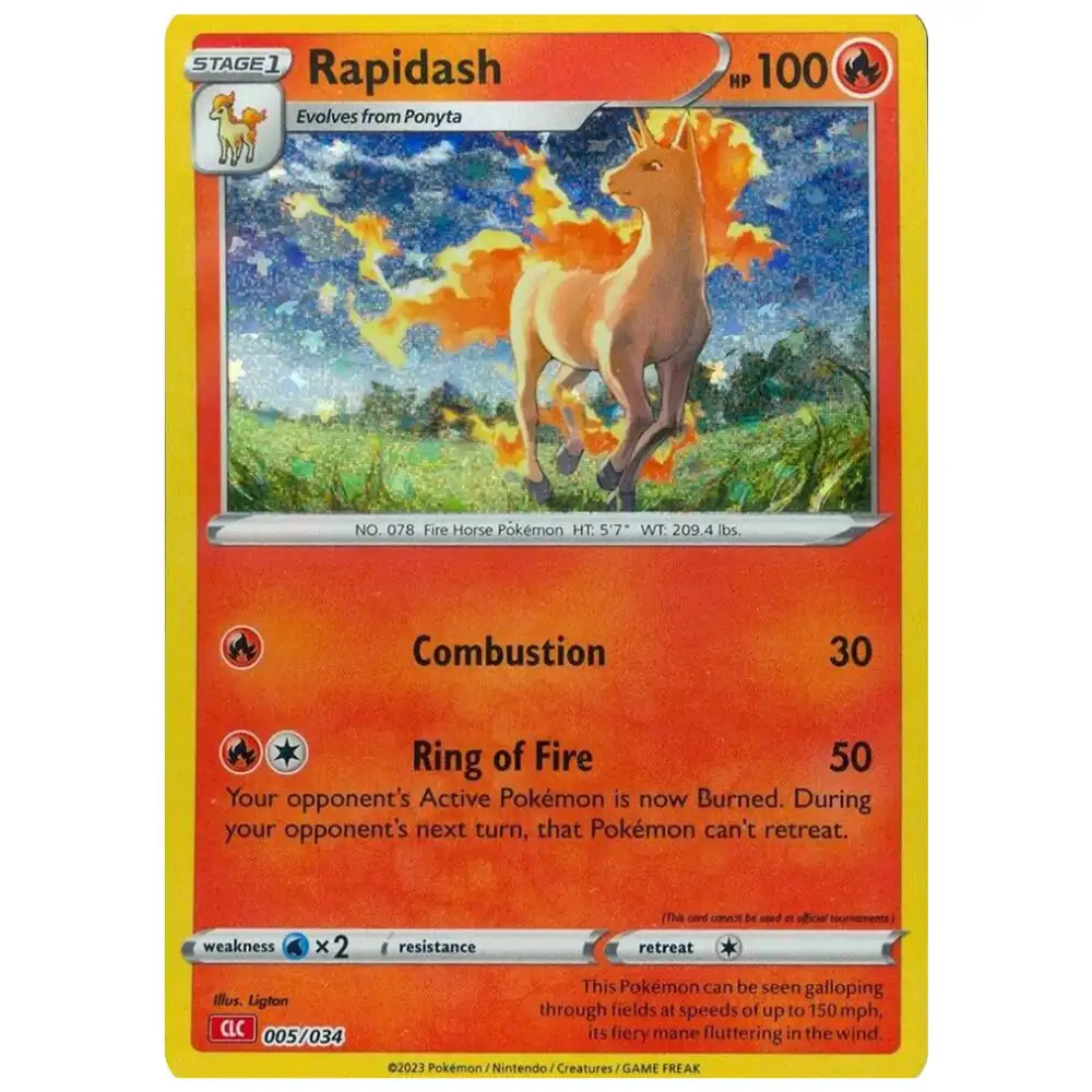 Rapidash - 005/034 - Trading Card Game Classic (CL)