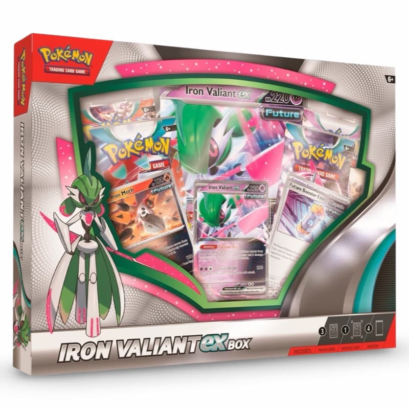 Pokemon Roaring Moon ex / Iron Valiant ex Box - Image 4