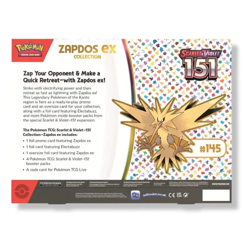 Scarlet & Violet 151 - Zapdos ex Collection - Image 4