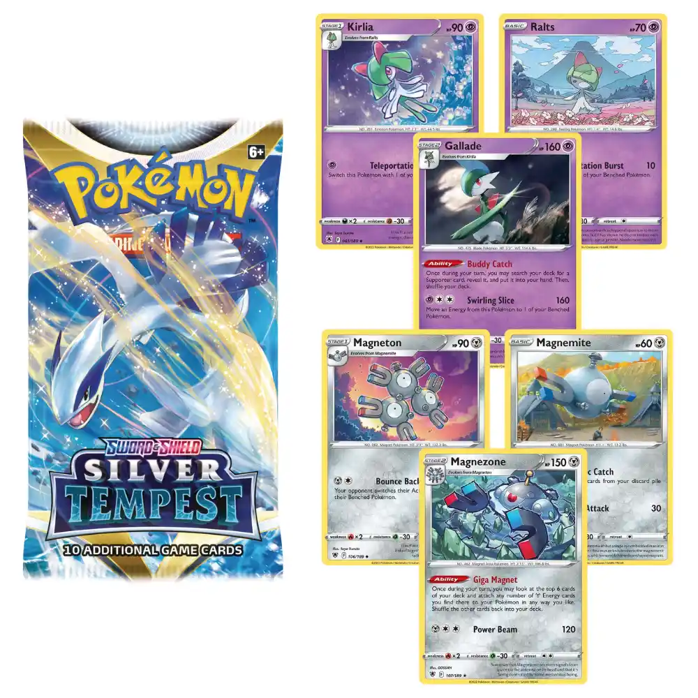 Pokemon Silver Tempest: 1-Pack Blister Gallade / Magnezone - Image 4