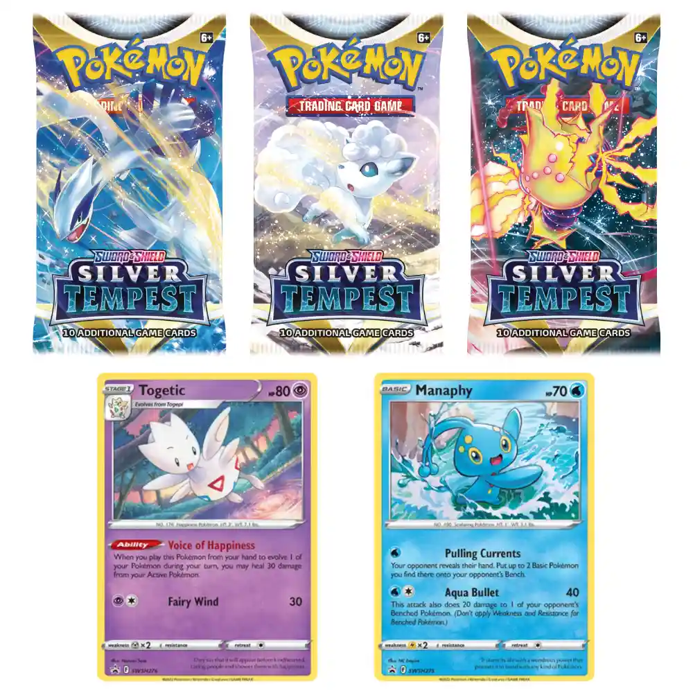 Silver Tempest: 3-Pack Blister Togetic/ Manaphy - Image 5