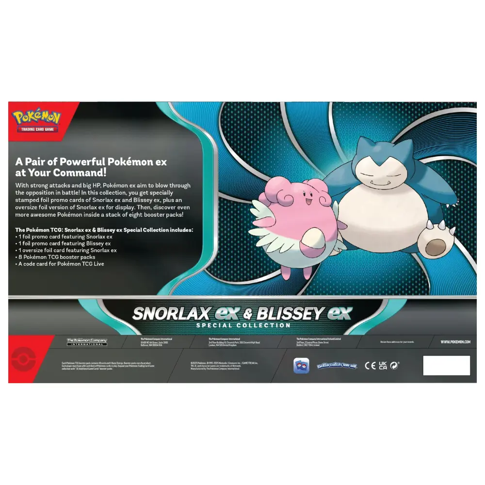 Pokemon Snorlax ex & Blissey ex Special Collection - Image 4