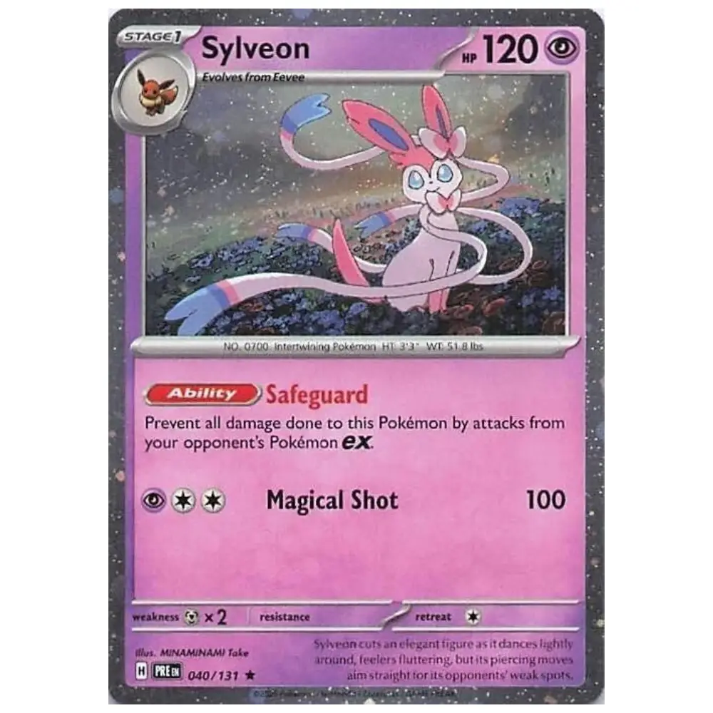 Sylveon - PRE 040/131 - Cosmos Holo Foil