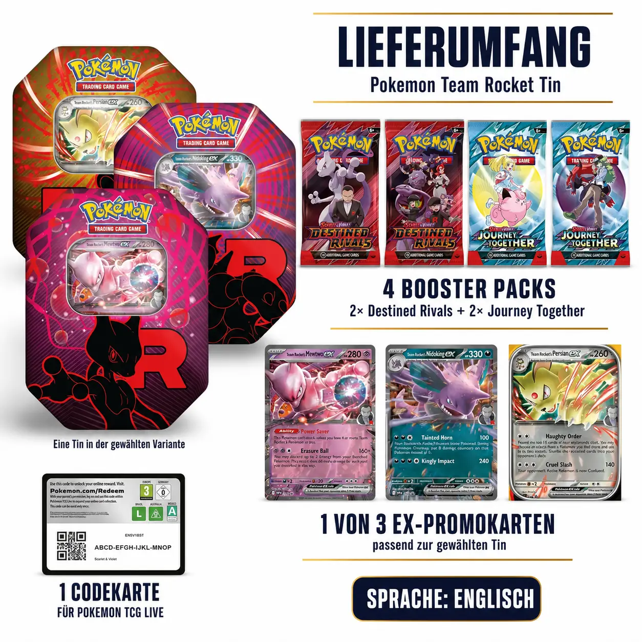 Pokemon Team Rocket Tin - Image 6