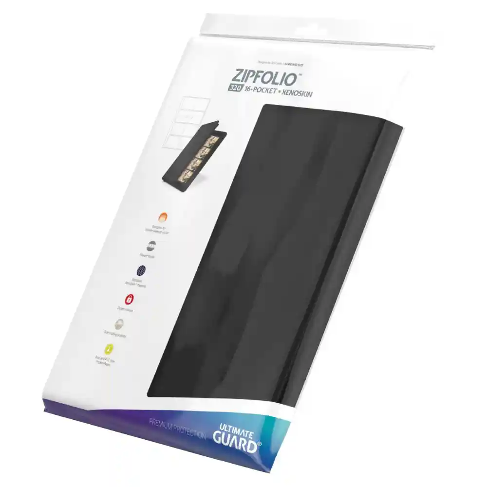 Ultimate Guard 16-Pocket ZipFolio XenoSkin Black - Image 6