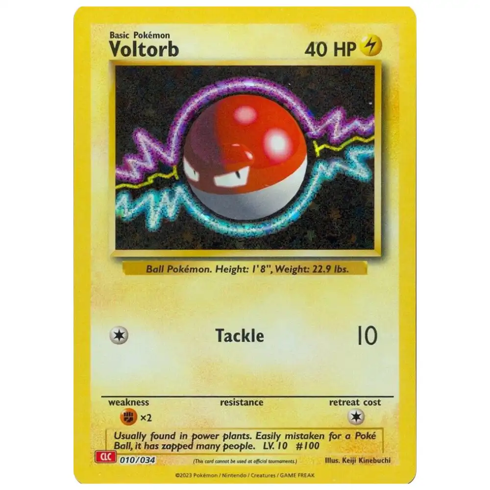 Voltorb - 010/034 - Trading Card Game Classic (CL)