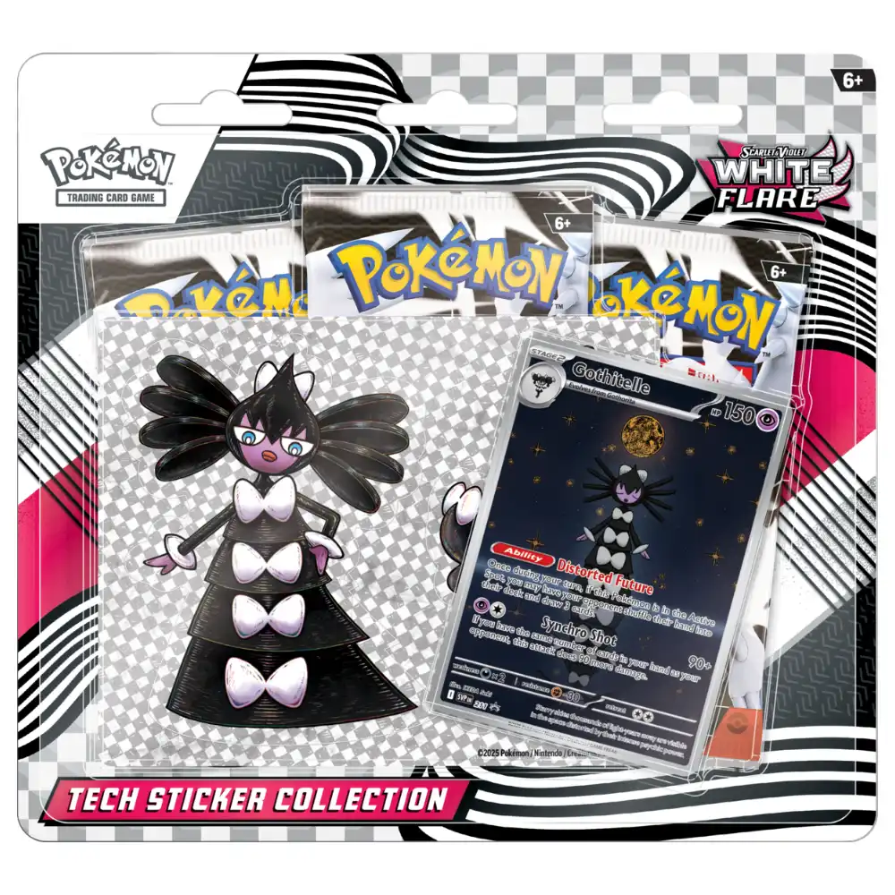 Pokemon White Flare Tech Sticker Collection (SV10.5)